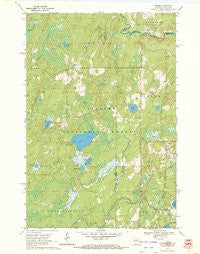 Tipler Wisconsin Historical topographic map, 1:24000 scale, 7.5 X 7.5 Minute, Year 1970