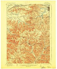 Tomah Wisconsin Historical topographic map, 1:62500 scale, 15 X 15 Minute, Year 1916