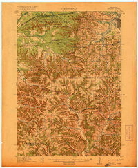 Tomah Wisconsin Historical topographic map, 1:62500 scale, 15 X 15 Minute, Year 1916