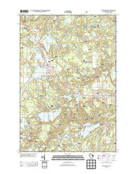 Townsend Wisconsin Historical topographic map, 1:24000 scale, 7.5 X 7.5 Minute, Year 2013