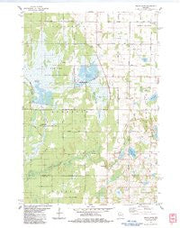 Trade River Wisconsin Historical topographic map, 1:24000 scale, 7.5 X 7.5 Minute, Year 1983