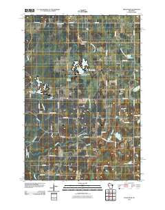 Trade River Wisconsin Historical topographic map, 1:24000 scale, 7.5 X 7.5 Minute, Year 2010