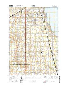 Van Dyne Wisconsin Current topographic map, 1:24000 scale, 7.5 X 7.5 Minute, Year 2015