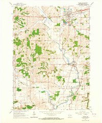 Verona Wisconsin Historical topographic map, 1:24000 scale, 7.5 X 7.5 Minute, Year 1962