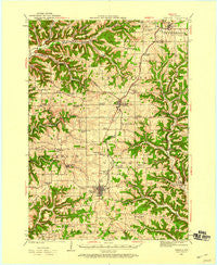 Viroqua Wisconsin Historical topographic map, 1:62500 scale, 15 X 15 Minute, Year 1923
