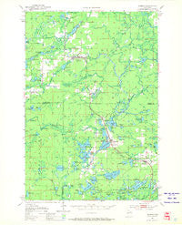 Wabeno Wisconsin Historical topographic map, 1:48000 scale, 15 X 15 Minute, Year 1951
