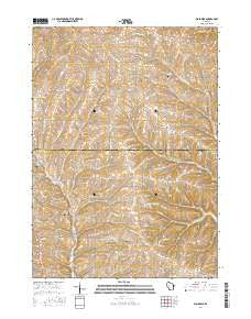 Waldwick Wisconsin Current topographic map, 1:24000 scale, 7.5 X 7.5 Minute, Year 2016