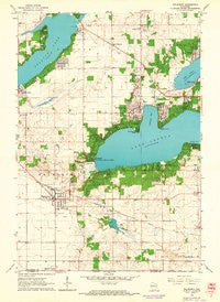 Walworth Wisconsin Historical topographic map, 1:24000 scale, 7.5 X 7.5 Minute, Year 1960