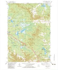 Warrens West Wisconsin Historical topographic map, 1:24000 scale, 7.5 X 7.5 Minute, Year 1983