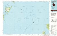 Washington Island Wisconsin Historical topographic map, 1:100000 scale, 30 X 60 Minute, Year 1984