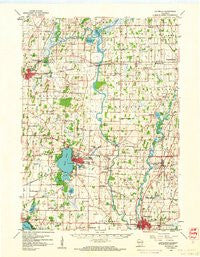 Waterloo Wisconsin Historical topographic map, 1:62500 scale, 15 X 15 Minute, Year 1959