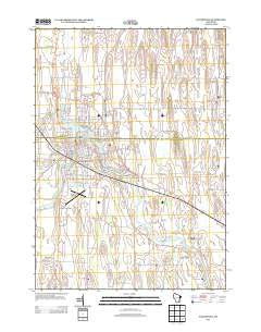 Watertown Wisconsin Historical topographic map, 1:24000 scale, 7.5 X 7.5 Minute, Year 2013
