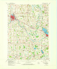 Watertown Wisconsin Historical topographic map, 1:62500 scale, 15 X 15 Minute, Year 1959