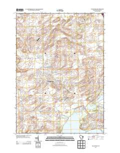 Waunakee Wisconsin Historical topographic map, 1:24000 scale, 7.5 X 7.5 Minute, Year 2013