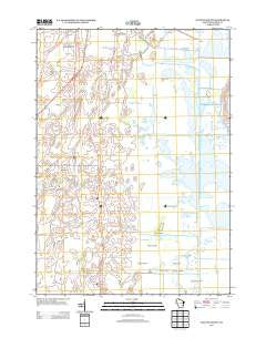 Waupun South Wisconsin Historical topographic map, 1:24000 scale, 7.5 X 7.5 Minute, Year 2013