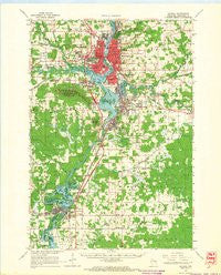 Wausau Wisconsin Historical topographic map, 1:62500 scale, 15 X 15 Minute, Year 1963