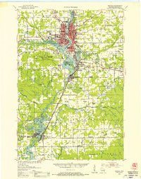 Wausau Wisconsin Historical topographic map, 1:48000 scale, 15 X 15 Minute, Year 1953