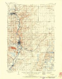 Wausau Wisconsin Historical topographic map, 1:125000 scale, 30 X 30 Minute, Year 1899