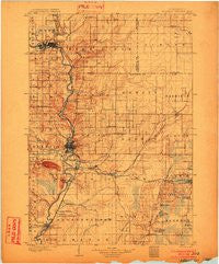 Wausau Wisconsin Historical topographic map, 1:125000 scale, 30 X 30 Minute, Year 1902