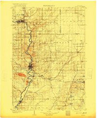 Wausau Wisconsin Historical topographic map, 1:125000 scale, 30 X 30 Minute, Year 1902