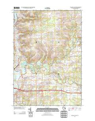 Wausau East Wisconsin Historical topographic map, 1:24000 scale, 7.5 X 7.5 Minute, Year 2013