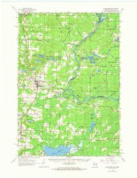 Wausaukee Wisconsin Historical topographic map, 1:62500 scale, 15 X 15 Minute, Year 1963