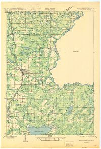 Wausaukee Wisconsin Historical topographic map, 1:48000 scale, 15 X 15 Minute, Year 1947