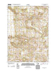 Wautoma NE Wisconsin Historical topographic map, 1:24000 scale, 7.5 X 7.5 Minute, Year 2013