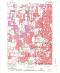 Wauwatosa Wisconsin Historical topographic map, 1:24000 scale, 7.5 X 7.5 Minute, Year 1958