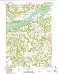 Wauzeka East Wisconsin Historical topographic map, 1:24000 scale, 7.5 X 7.5 Minute, Year 1983