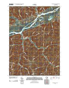 Wauzeka East Wisconsin Historical topographic map, 1:24000 scale, 7.5 X 7.5 Minute, Year 2010