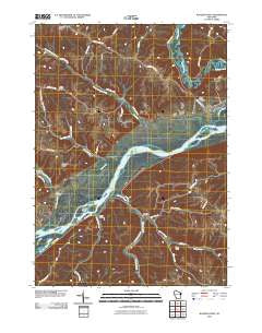 Wauzeka West Wisconsin Historical topographic map, 1:24000 scale, 7.5 X 7.5 Minute, Year 2010