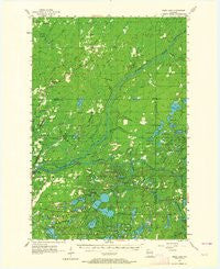 Webb Lake Wisconsin Historical topographic map, 1:62500 scale, 15 X 15 Minute, Year 1955