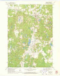 Westboro Wisconsin Historical topographic map, 1:24000 scale, 7.5 X 7.5 Minute, Year 1970