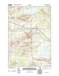 Weyauwega Wisconsin Historical topographic map, 1:24000 scale, 7.5 X 7.5 Minute, Year 2013
