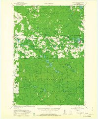 White Lake Wisconsin Historical topographic map, 1:48000 scale, 15 X 15 Minute, Year 1952