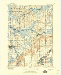 Whitewater Wisconsin Historical topographic map, 1:62500 scale, 15 X 15 Minute, Year 1903