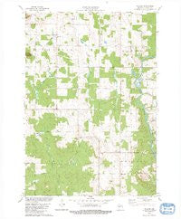 Willard Wisconsin Historical topographic map, 1:24000 scale, 7.5 X 7.5 Minute, Year 1979