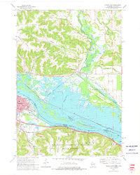 Winona East Minnesota Historical topographic map, 1:24000 scale, 7.5 X 7.5 Minute, Year 1972