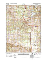 Wisconsin Dells South Wisconsin Historical topographic map, 1:24000 scale, 7.5 X 7.5 Minute, Year 2013