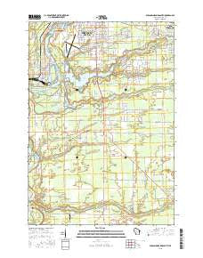 Wisconsin Rapids South Wisconsin Current topographic map, 1:24000 scale, 7.5 X 7.5 Minute, Year 2015