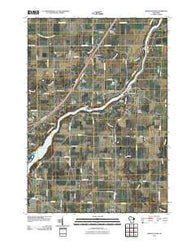 Wrightstown Wisconsin Historical topographic map, 1:24000 scale, 7.5 X 7.5 Minute, Year 2010