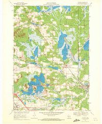 Wyeville Wisconsin Historical topographic map, 1:24000 scale, 7.5 X 7.5 Minute, Year 1970