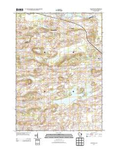 Wyocena Wisconsin Historical topographic map, 1:24000 scale, 7.5 X 7.5 Minute, Year 2013