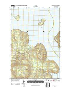 York Island Wisconsin Historical topographic map, 1:24000 scale, 7.5 X 7.5 Minute, Year 2013