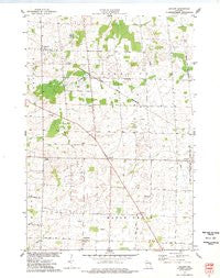 Zachow Wisconsin Historical topographic map, 1:24000 scale, 7.5 X 7.5 Minute, Year 1974