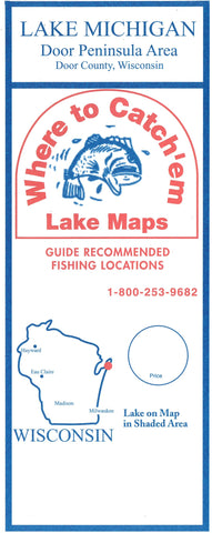 Buy map DOOR PENNINSULA AREA Fishing Map