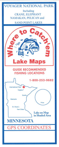 Buy map CRANE LAKE Fishing Map