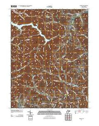 Adrian West Virginia Historical topographic map, 1:24000 scale, 7.5 X 7.5 Minute, Year 2011