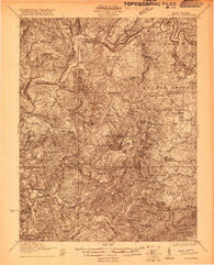 Alderson West Virginia Historical topographic map, 1:48000 scale, 15 X 15 Minute, Year 1921